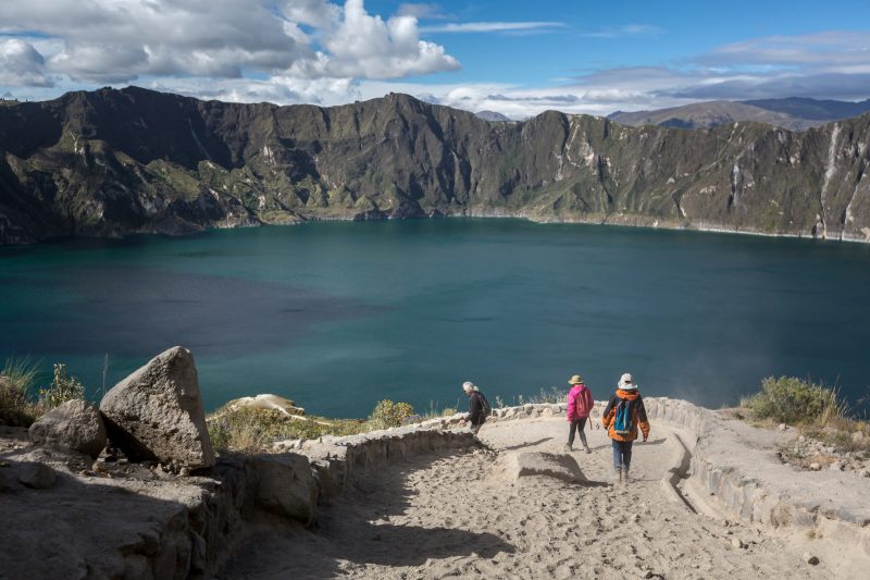 Lago del cráter de Quilotoa